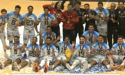 Taubaté campeão Libertadores, o Sul-Centro Americano de Handebol Masculino