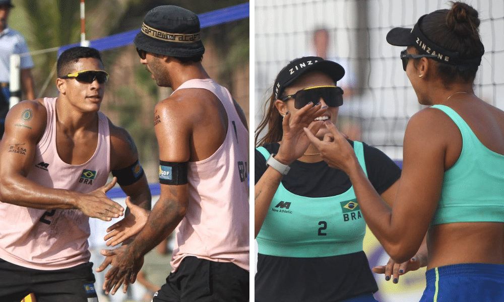 Gabriel/Felipe e Vitória/Hegê são campeões da etapa de Lima