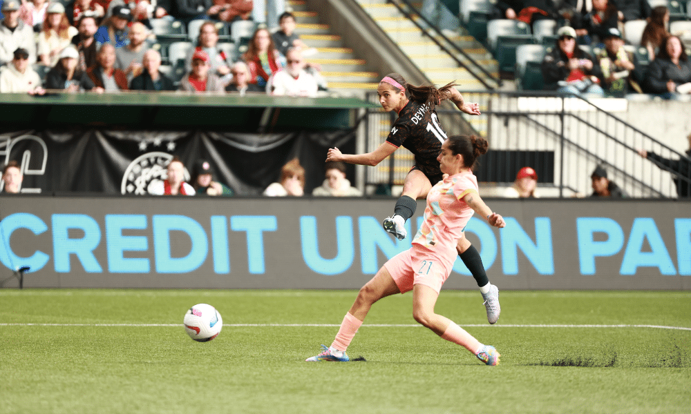 Portland Thorns contra o Orlando Pride, pela NWSL