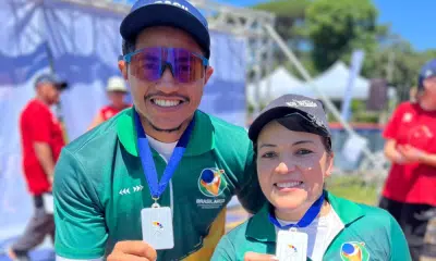 Jane Karla e Diogo de Souza fecham Copa Europeia de Tiro com Arco Paraílmpico com prata