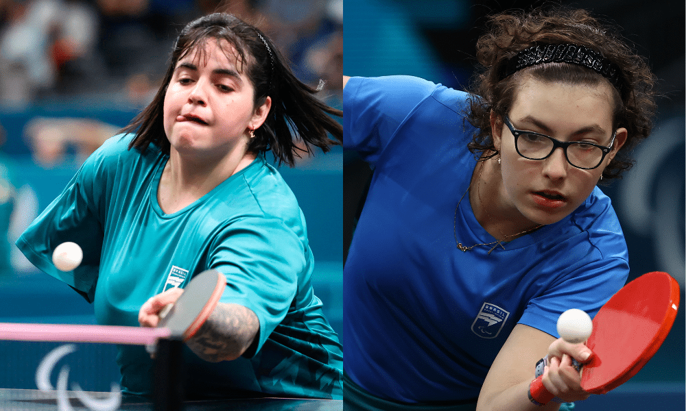 Bruna Alexandre e Sophia Kelmer no Challenger de Lasko