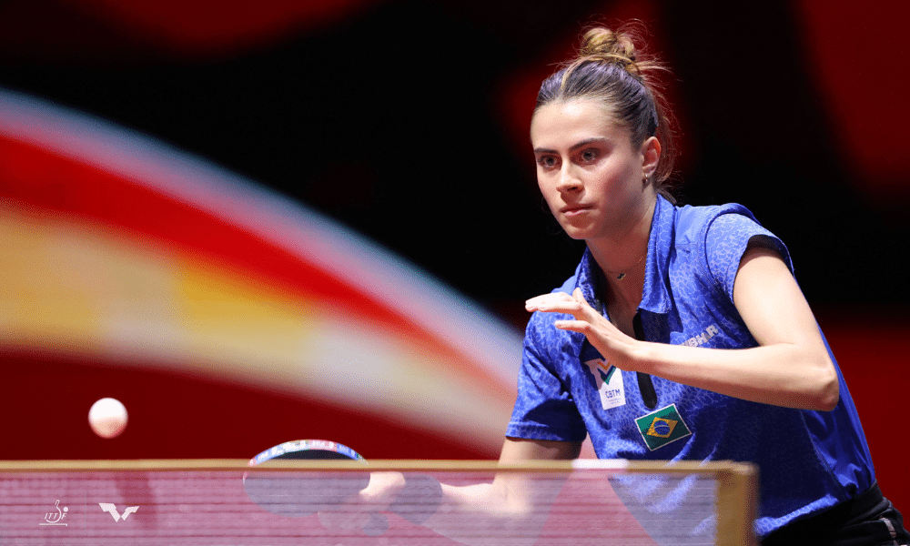 Bruna Takahashi no Mundial de tênis de mesa