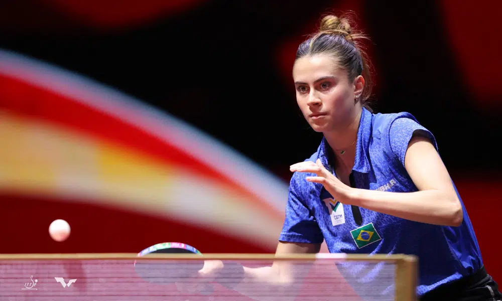 Bruna Takahashi no Mundial de tênis de mesa