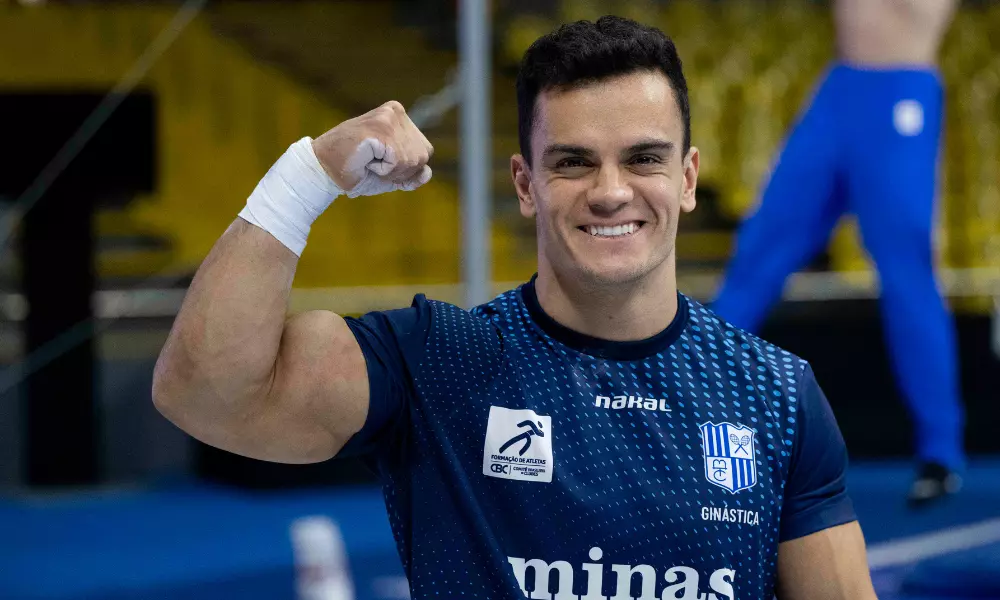 Caio Souza no troféu Brasil de ginástica artística
