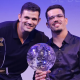 Cristian RIbera e Fábio Ribera na Cerimônia de encerramento da temporada da CBDN