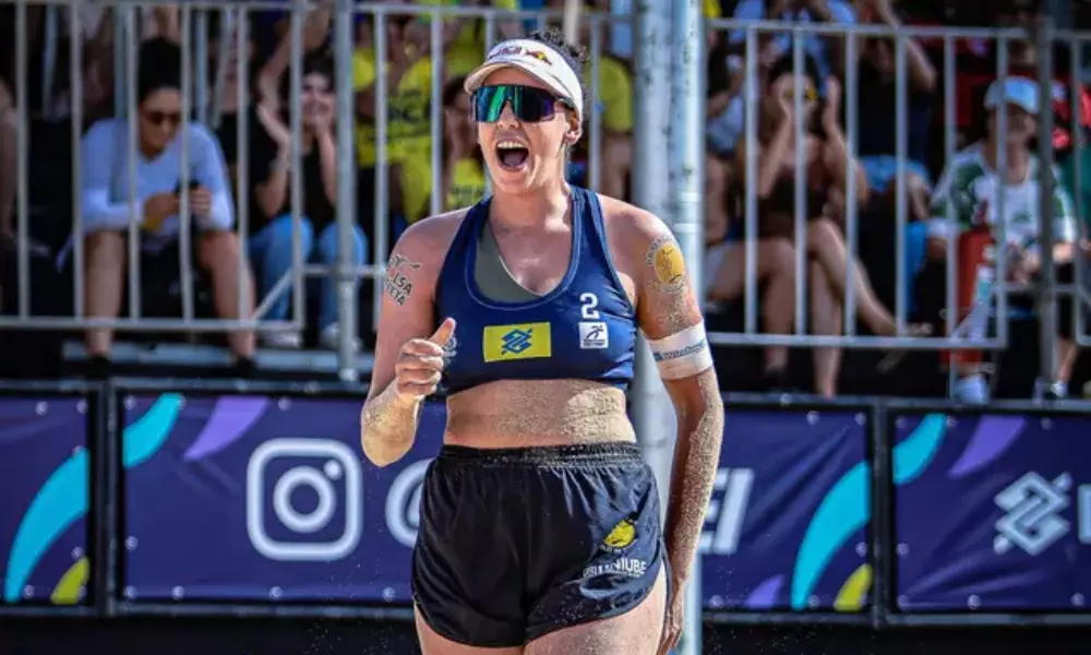 Duda Lisboa na etapa de Aracaju do Circuito Brasileiro de vôlei de praia