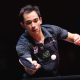 Hugo Calderano no Mundial de tênis de mesa