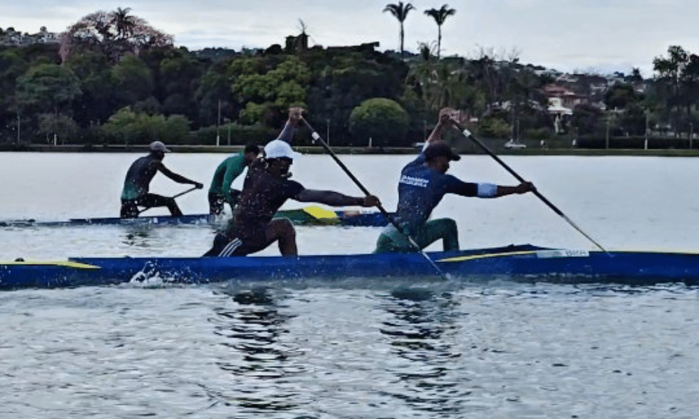 Isaquias Queiroz e Gabriel Nascimento na Copa do Mundo de canoagem velocidade