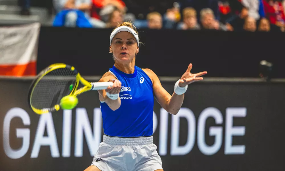 Laura Pigossi no qualifying de Roland Garros