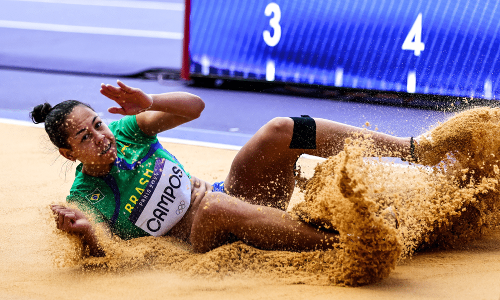 Lissandra Campos no Kip Keino classic de atletismo no Quênia
