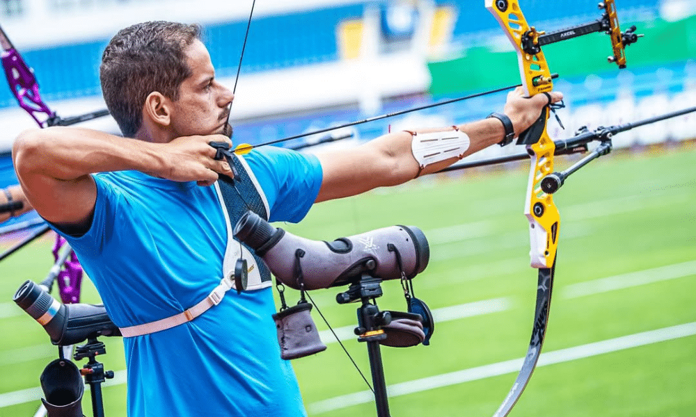 Marcus D'Almeida no Sul-Americano de tiro com arco