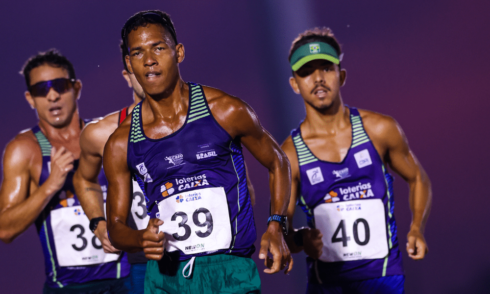Max Batista dos Santos no Pan-Americano de marcha atlética
