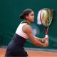 Naná Silva no qualifying de Roland Garros