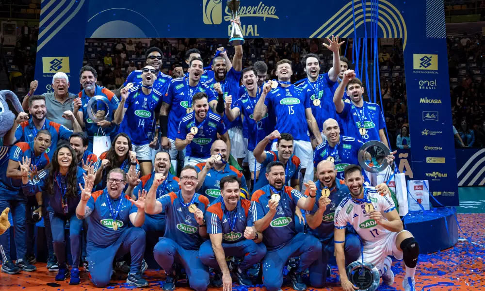 Sada Cruzeiro 3 x 1 Vôlei Renata na final da Superliga Masculina de vôlei