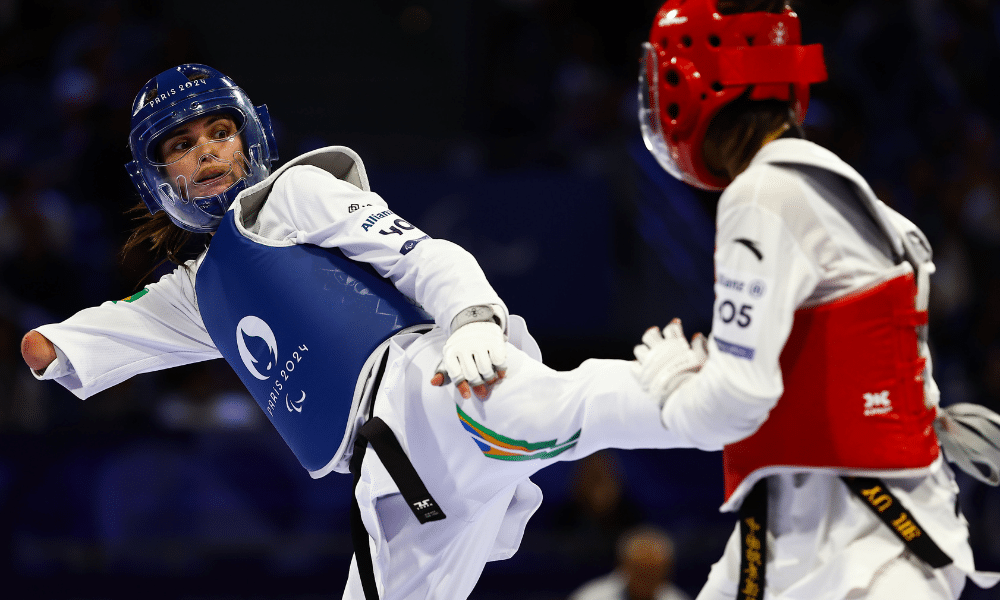 Silvana Fernandes está no camping da seleção brasileira de parataekwondo