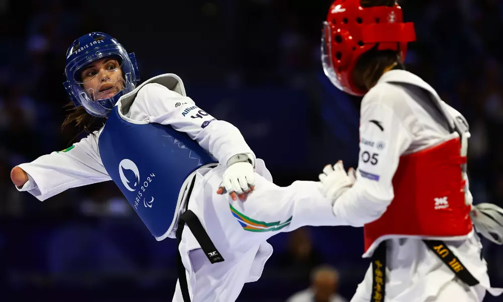 Silvana Fernandes está no camping da seleção brasileira de parataekwondo