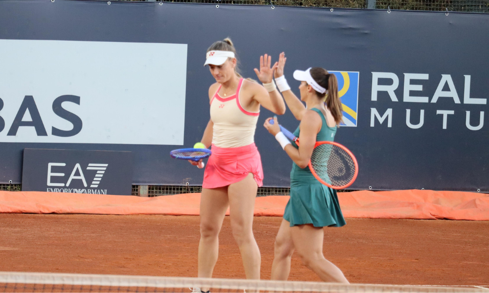 Luisa Stefani e Timea Babos no WTA 500 de Estrasburgo
