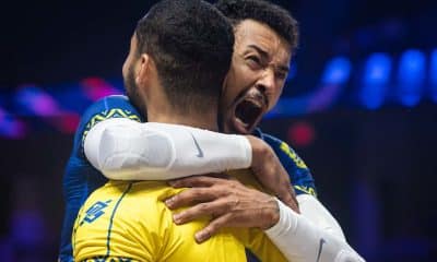 Alan e Maique - Brasil contra Itália na Liga das Nações (VNL) - Seleção Brasileira Vôlei Masculino