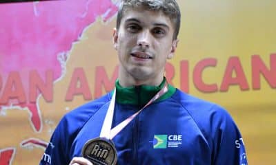Alexandre Camargo conquistou a medalha de bronze na espada masculina no Campeonato Pan-Americano (Rosele Sanchotene:CBE)