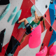 Anja Köhler durante uma competição de escalada