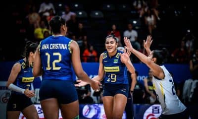 BRASIL VENCE A REPÚBLICA DOMINICANA POR 3 A 0 PELA VNL, A LIGA DAS NAÇÕES DE VÔLEI FEMININO