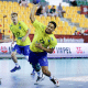 Brasil na partida do Munidal sub-21 de handebol masculino contra a Macedônia do Norte
