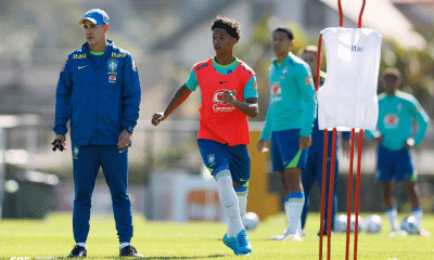 Dudu Patetuci em treinamento da Seleção Brasileira Sub-17 de futebol