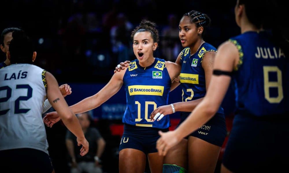 Gabi elogia Ana Cristina - Brasil Vôlei Feminino Seleção Brasileira Liga das Nações VNL