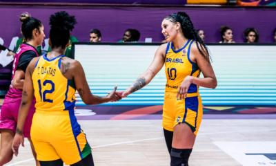 Kamilla Cardoso e Damiris Dantas - Seleção brasileira de basquete feminino