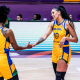 Kamilla Cardoso e Damiris Dantas - Seleção brasileira de basquete feminino