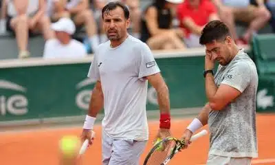 Ivan Dodig e Orlando Luz em Roland Garros