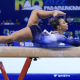 Flávia Saraiva compete na trave no Pan-Americano de ginástica artística de 2026