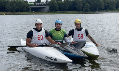 Pedro Gonçalves (Pepê), Mathieu Desnos e Guilherme Mapeli - canoagem slalom