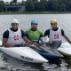 Pedro Gonçalves (Pepê), Mathieu Desnos e Guilherme Mapeli - canoagem slalom