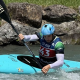 Pepê Gonçalves durante a Etapa de Pau da Copa do Mundo de canoagem slalom