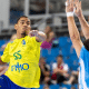Seleção Brasileira enfrentando a Argentina pelo Mundial Júnior de handebol masculino