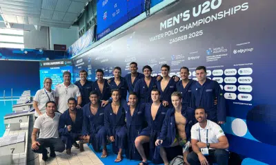 Seleção Brasileira na finalização do Mundial sub-20 de polo aquático