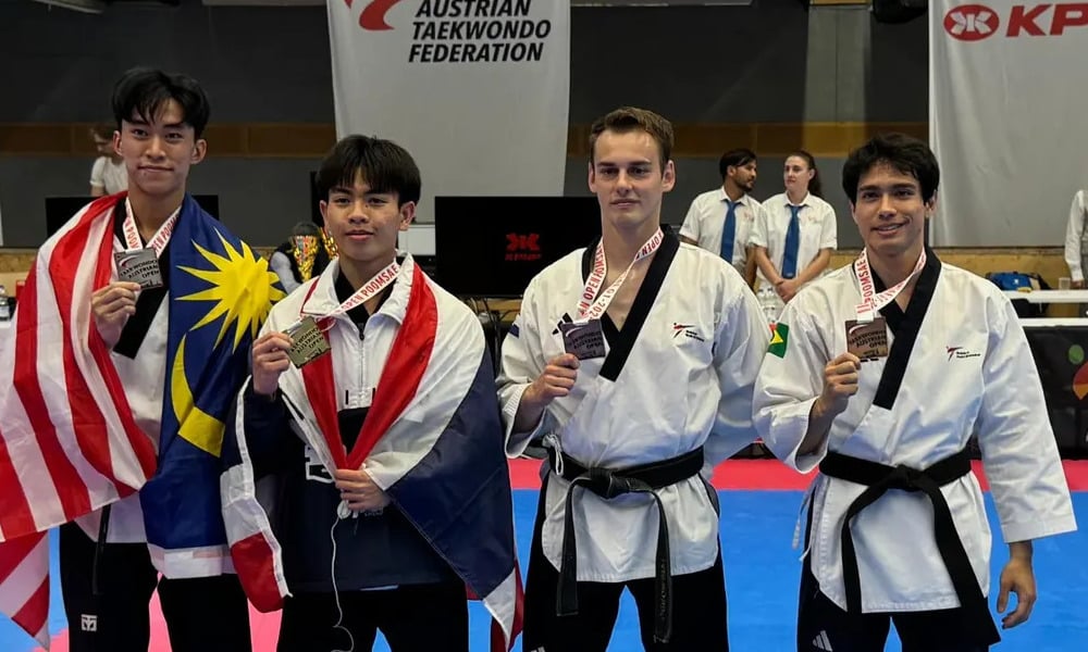 Macaulay Naka, aberto de viena, taekwondo