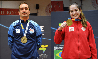 Guilherme Toldo e Laura Correia - Campeonato Brasileiro de Esgrima