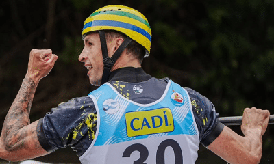 Mathieu Desnos na Copa do Mundo de Canoagem Slalom