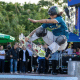 Isadora Pacheco, do skate park