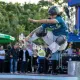 Isadora Pacheco, do skate park