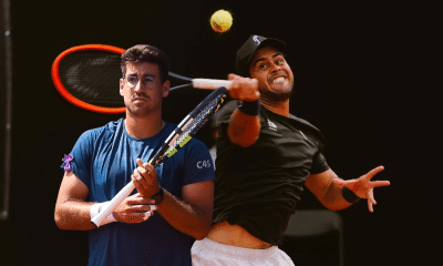 Orlando Luz e Marcelo Zormann fazendo dupla no Challenger de Lyon - Tênis - Duplas