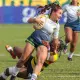 Yaras durante o confronto de rugby contra a Colômbia