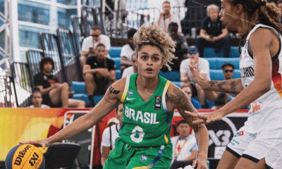 Brasil em ação pela copa do mundo de basquete 3x3