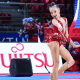 Beatriz Vieira se apresenta com a fita no Mundial Júnior de ginástica rítmica