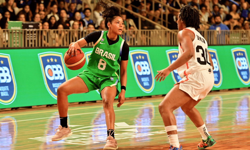 Bella Nascimento fez 20 pontos no amistoso entre Brasil e Canadá, antes da Americup Feminina - wnba ncaa