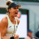 Bia Haddad Maia comemorando - tênis - WTA