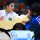 Bianca Reis em luta do último Mundial Júnior. Ela vai disputar os Jogos Pan-Americanos Júnior em Assunção no Paraguai