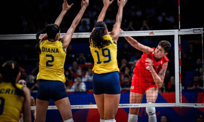 Ana Cristina Brilha e Brasil tira a invencibilidade da Turquia na VNL